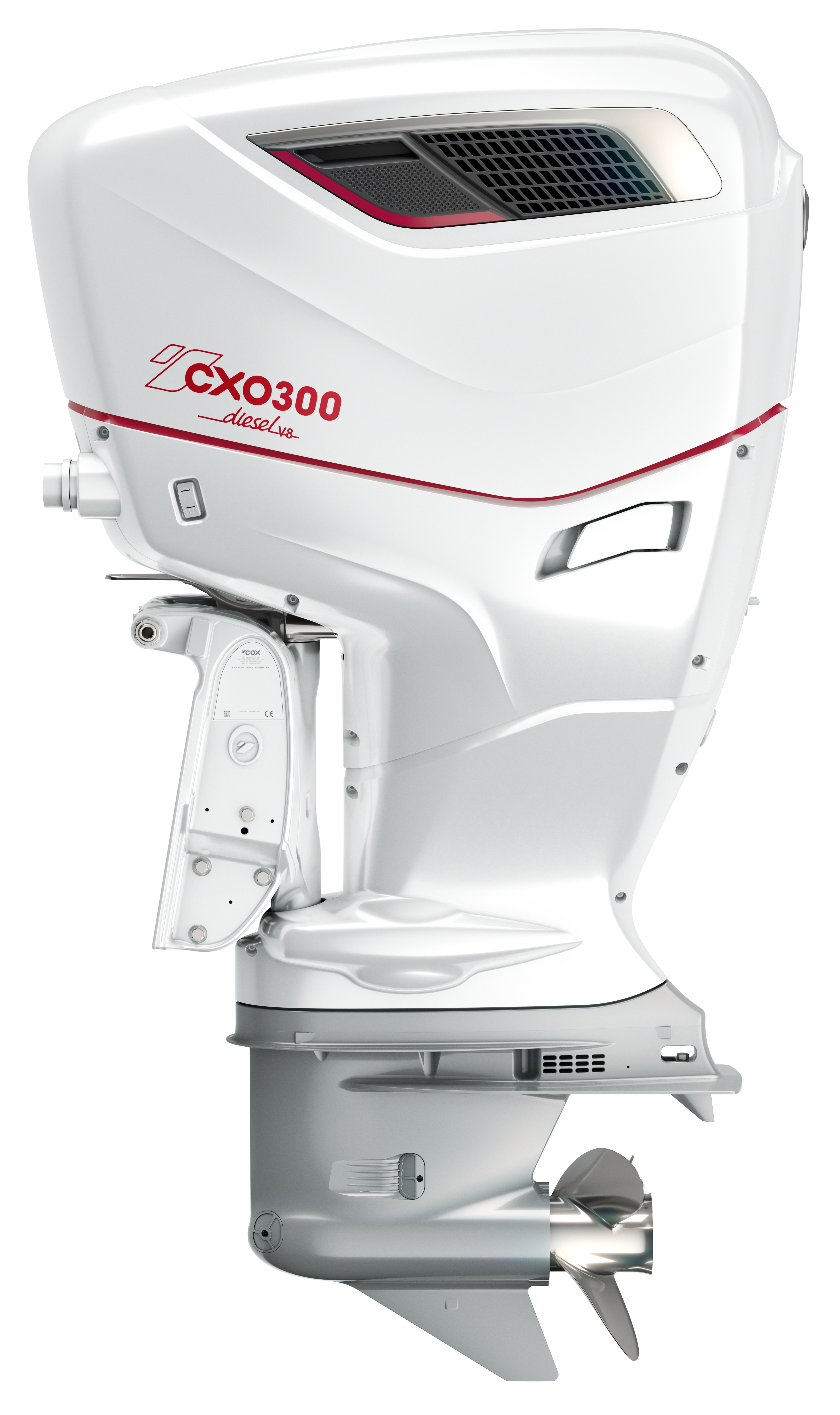 COX 300 V8 白色柴油船外機