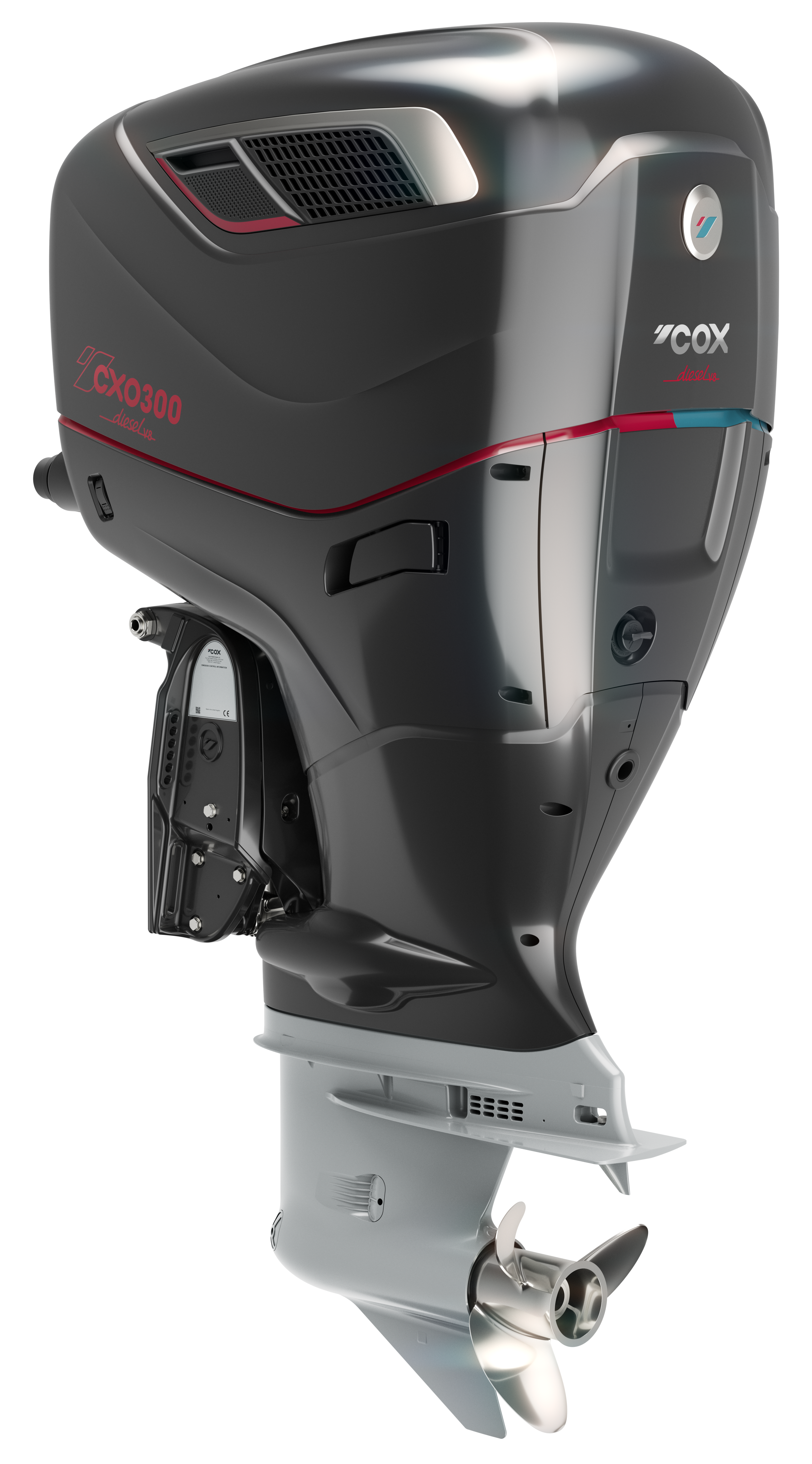 COX V8 柴油船外機完整外殼