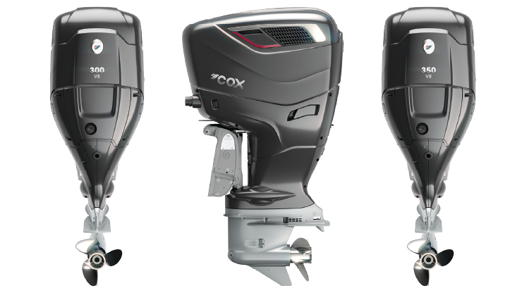 COX 300 V8 與 350 V8 柴油船外機產品總覽